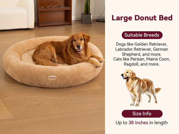 
                  
                    Dual-Sided Donut Dog Bed (L)
                  
                