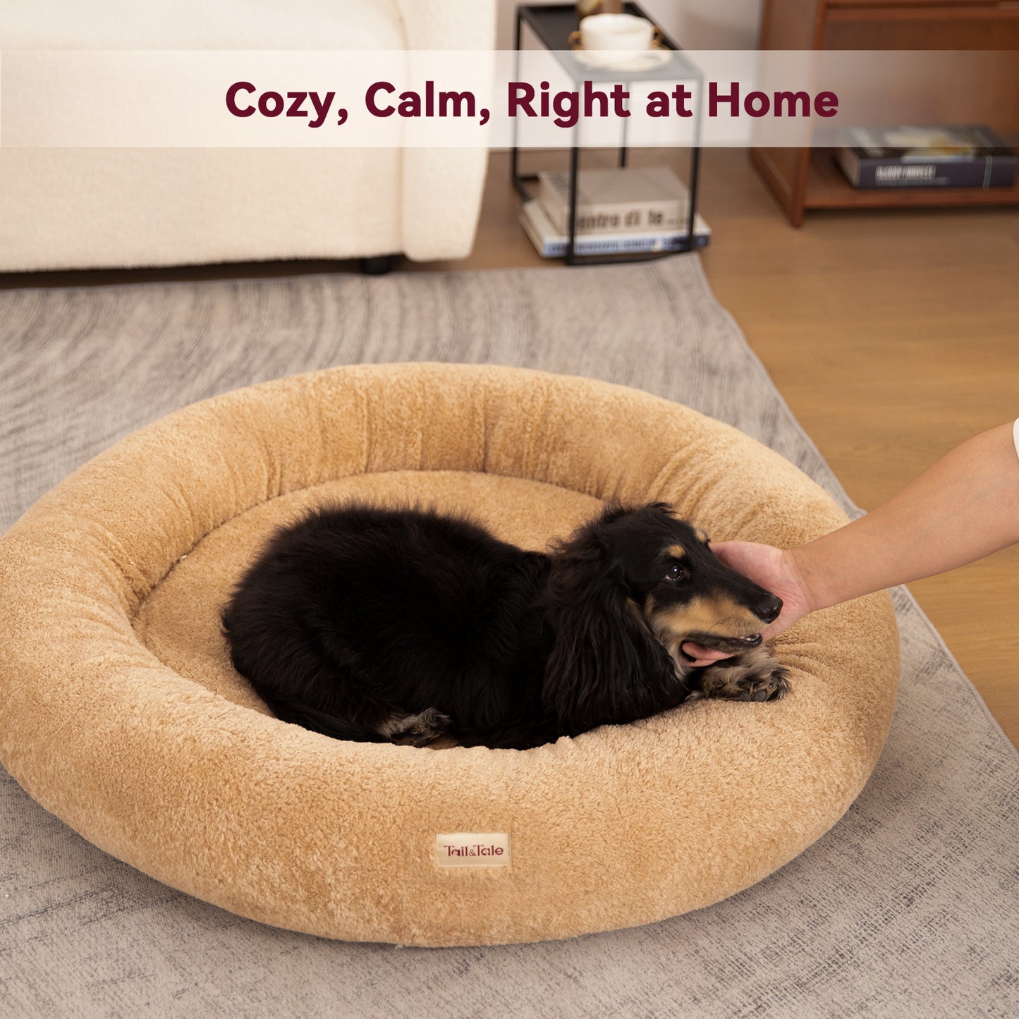 Dual-Sided Donut Dog Bed (M)