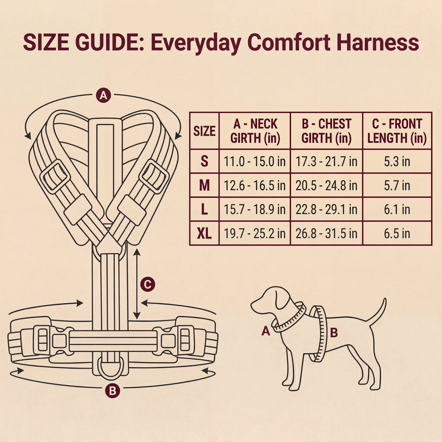 Everyday Comfort Harness — Lightweight Support for Walks, Outings & Daily Adventures