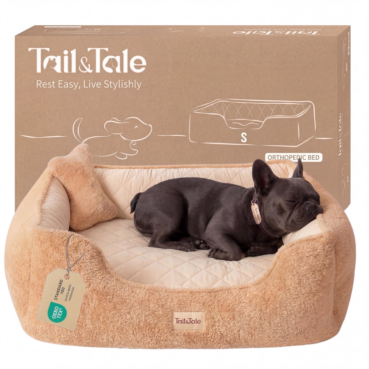 Cooling Orthopedic Dog Bed (S-XL)