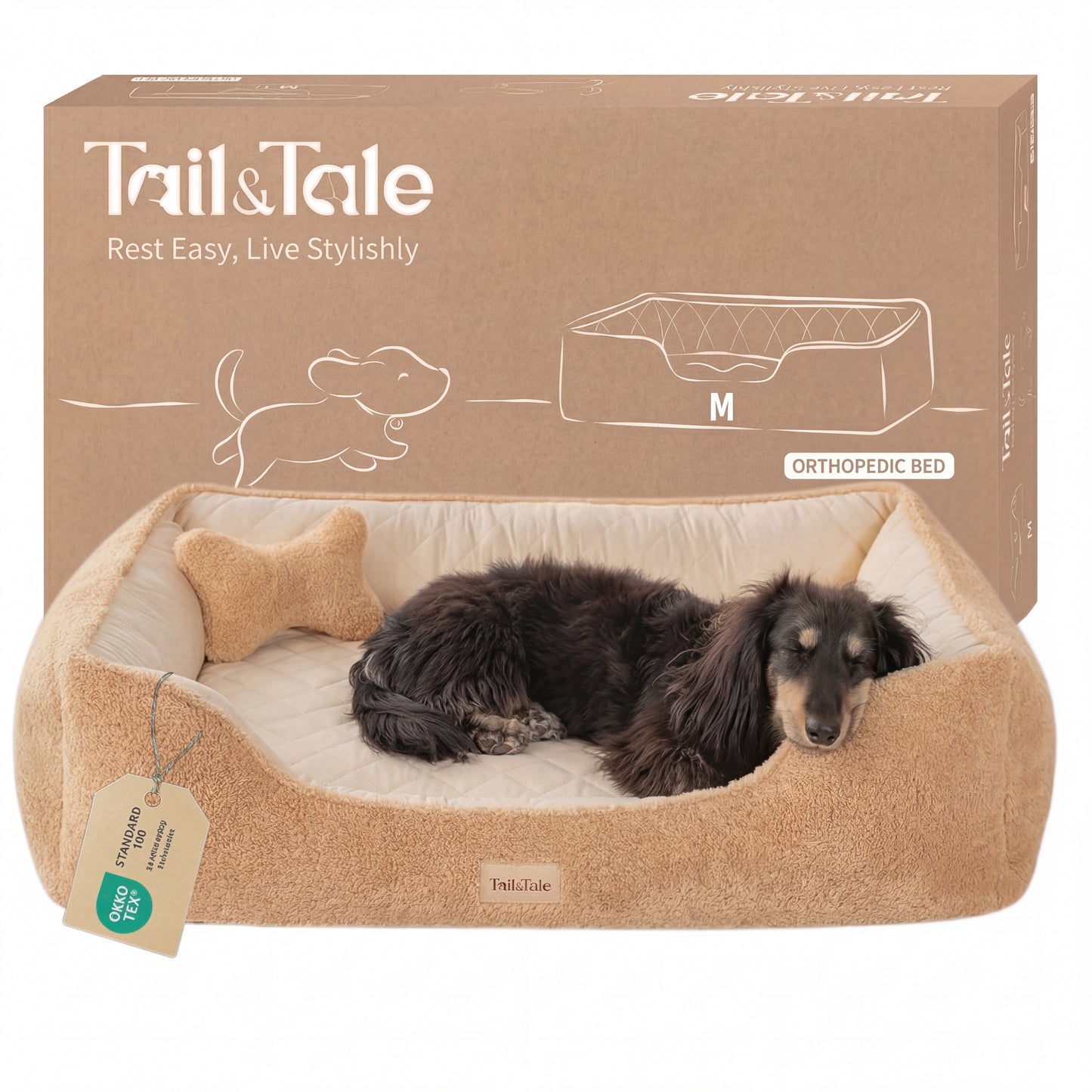 Cooling Orthopedic Dog Bed (M)