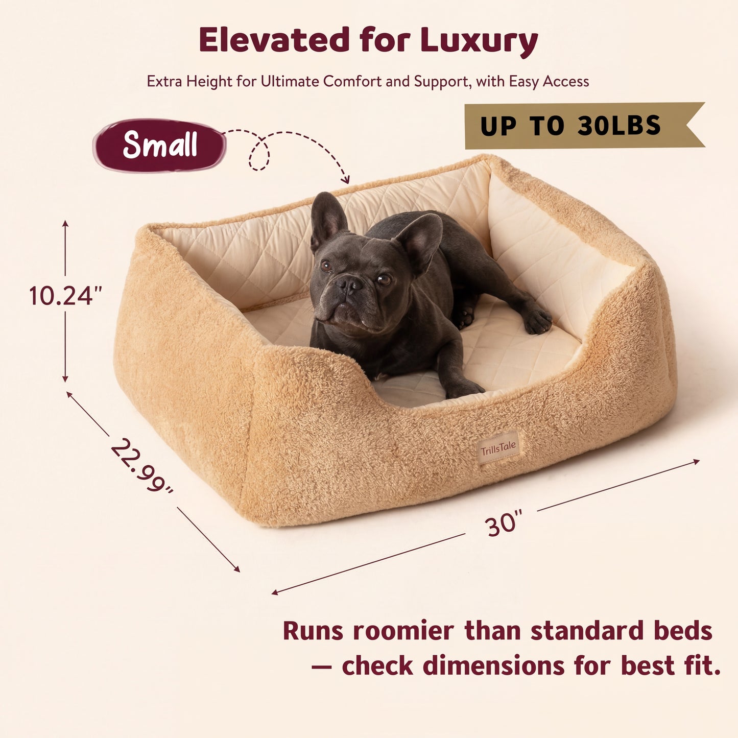 Cooling Orthopedic Dog Bed (S-XL)