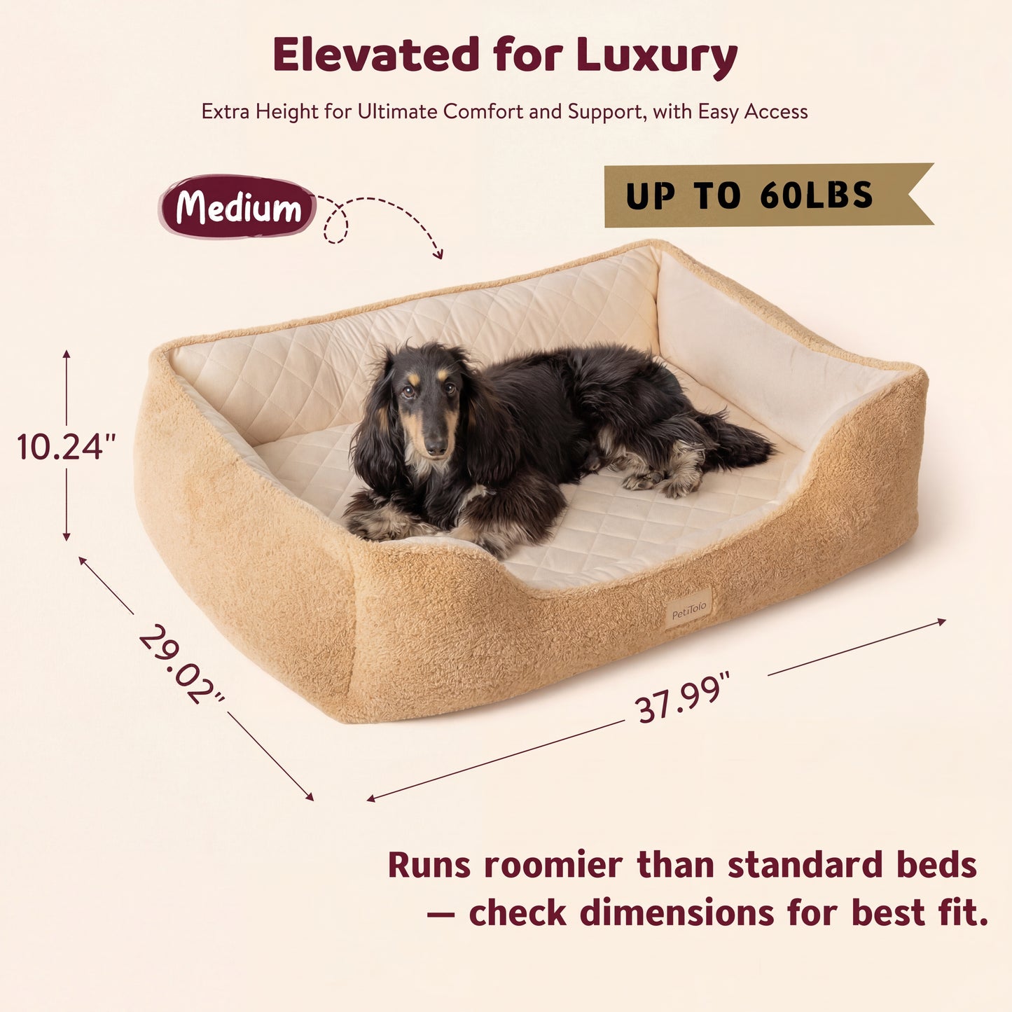 Cooling Orthopedic Dog Bed (M)